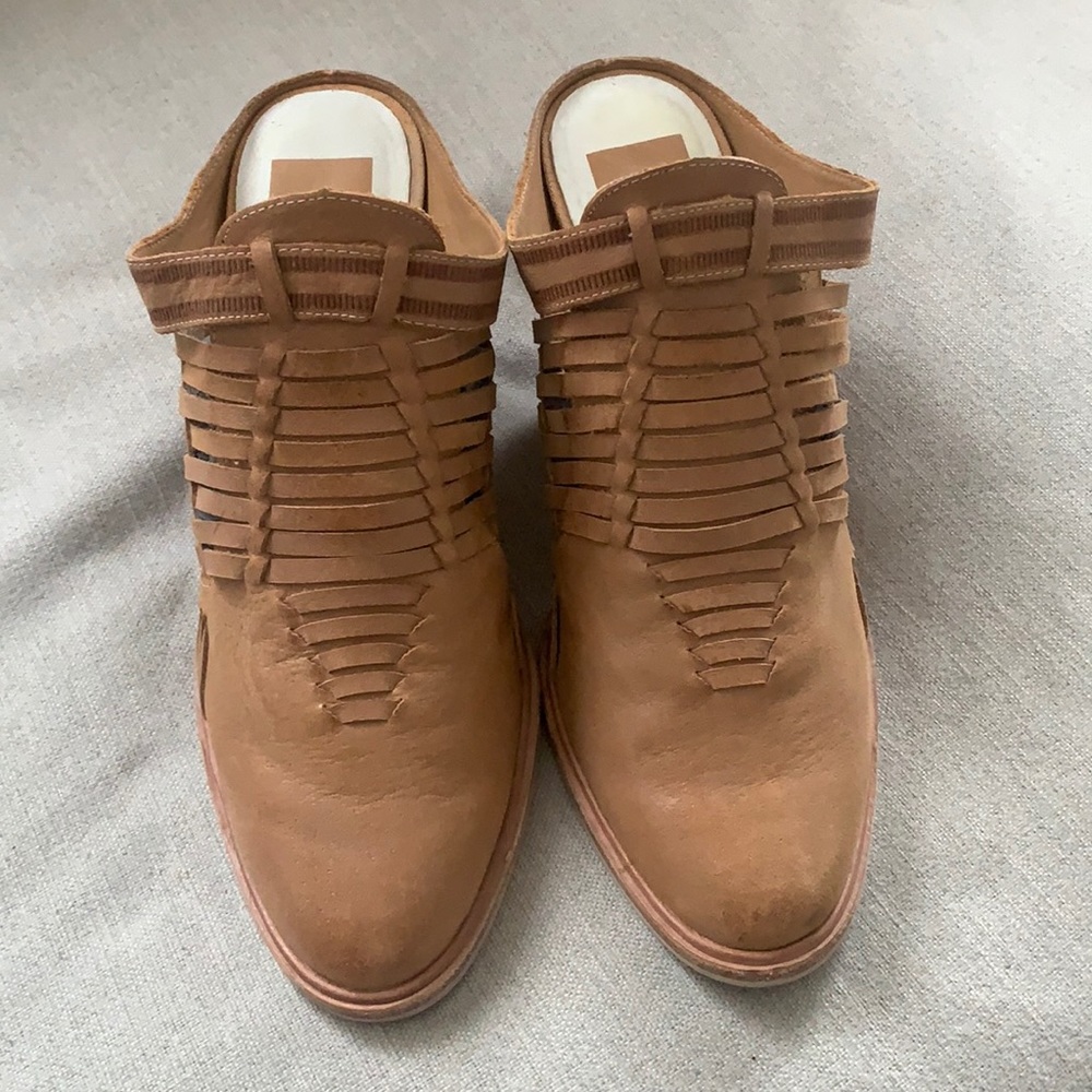 Dolce Vita Leather heeled mules